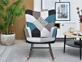 Fotoliu Sibyla (patchwork + fag negru). 1110396