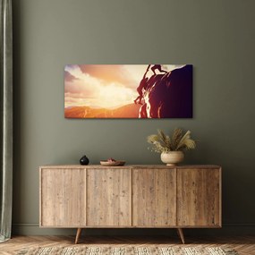 Tablou - Alpiniști (120x50 cm)