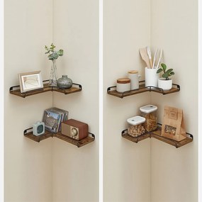 Raft de colț în formă de L, set 2 bucăți