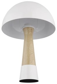 Globo 51570122 - Lampă de masă PAULIN 1xE27ILLU/40W/230V albă