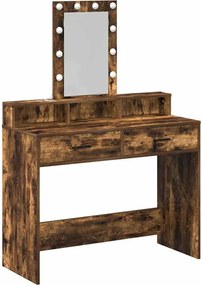 vidaXL Masă de Machiaj cu sertar Maro 100 x 41 x 140 cm Lemn compozit