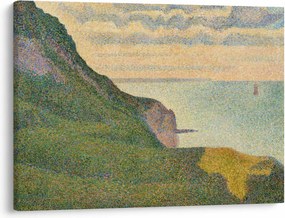 Tablou - Georges Seurat, Seascape at Port-en-Bessin, Normandy, reproducere (70x50 cm)