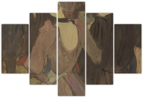 Tablou - Henri de Toulouse-Lautrec, La Goulue and Her Sister, reproducere (150x105 cm)