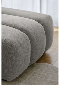 Colțar gri deschis (cu colț pe partea dreaptă/cu șezlong) Shell – Miuform