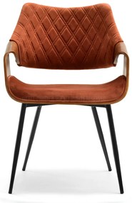 Scaun Rolf K (cupru + negru). 1111256