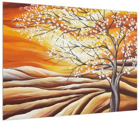 Tablou cu pom înflorit (70x50 cm), în 40 de alte dimensiuni noi