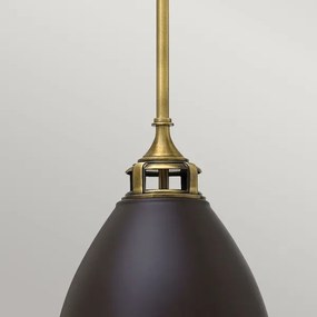 Lustră pe tijă Hinkley HK-AMELIA-P-M-RB AMELIA 1xE27/60W/230V bronz