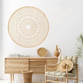 SENTOP | Mandala luxoasă din lemn pe perete, decorațiune interioară 3D | HELA