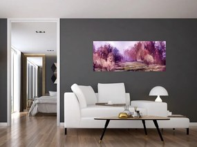 Tablou - Peisaj de toamnă - pictură (120x50 cm)