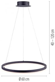 Lustră LED pe cablu dimabilă TITUS LED/38,5W/230V Paul Neuhaus 2382-13