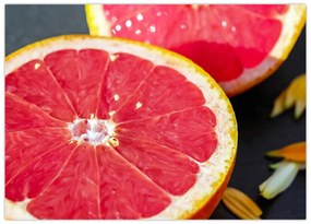 Tablou cu grapefruit tăiat (70x50 cm)