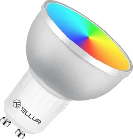 Bec Tellur WiFi Smart LED GU10, 5 W, albă caldă