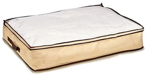 Husa cu manere pentru depozitare haine sau textile dormitor Crem 80 x 45 x 15 cm