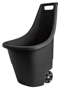 Roabă de grădină din plastic Easy Go Breeze, 50 l, neagră