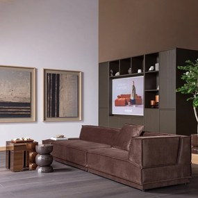 Măsuță auxiliară cu aspect lucios 45x45 cm Mirrox – WOOOD