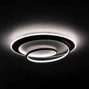 BRILAGI - Plafonieră LED dimabilă FLARE LED/70W/230V Ø 50 cm albă/neagră + telecomandă