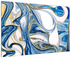 Tablou - Valuri de marmură (90x60 cm)