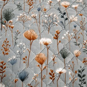 Cuvertura de pat BOTANIC FIELD, gri Dimensiune: 220 x 240 cm