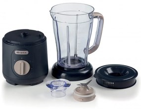 Blender Ariete BREAKFAST 0576/03, 500W, 1.5 L, 2 viteze + pulse, 4 lame otel, Negru