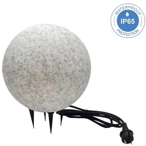 Corp de iluminat decorativ pentru exterior LUMISTONE, 1 x E27, 15 W, 230 V, IP65, Ø 28 cm