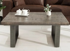 Masuta industrial style Iron Craft mango gri, 100cm A-38661 VC