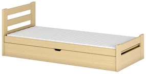 Pat pentru copii 90 x 190 cm Nia (cu somieră și sp. depozitare) (Pin). Promo -10%. 1012888
