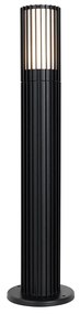 Stâlp de exterior negru de design 50 cm IP44 - Boris