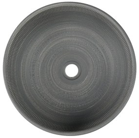 Sapho - Lavoar pentru blat PRIORI Ø 41 cm, ceramică/gri