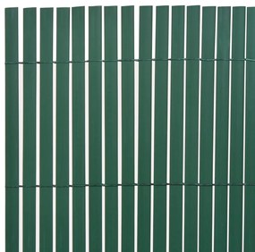 Gard de gradina cu doua fete, verde, 90 x 300 cm, PVC 1, Verde, 90 x 300 cm