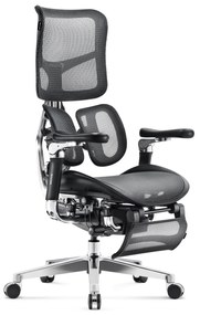 Scaun de birou ergonomic BRAVE V-Kinetic: negru