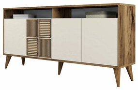 Dulap Milan Walnut and Cream