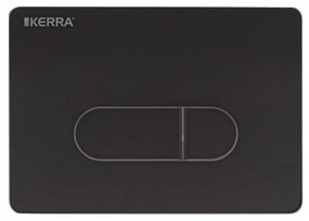 Tavă de toaletă neagră Pacific pentru setul K-50 Slim