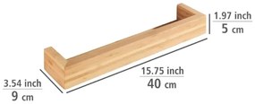 WENKO 24743100 - Suport BAMBUSA, 40 x 9 cm, maro