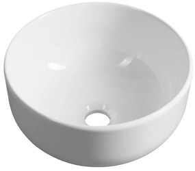 Chiuvetă albă rotundă din ceramică ø 33 cm Emmi – Sapho