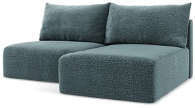 Colțar turcoaz extensibil/cu spațiu de depozitare (cu colț pe partea dreaptă) Kalena – Makamii