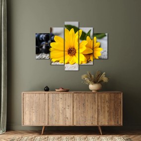 Tablou cu floare galbenă (150x105 cm)