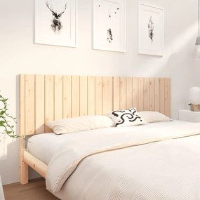 vidaXL Tăblie de pat, 205,5x4x100 cm, lemn masiv de pin