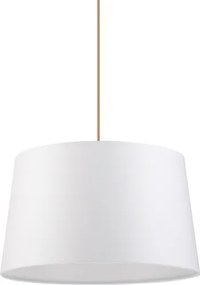 Lustră pe cablu AIDA 1xE27/60W/230V, diam. 35 cm, stejar/maro/alb