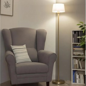 Brilagi - Lampadar LED CERIA 1xE27/20W/230V Ø 25 cm gri/auriu
