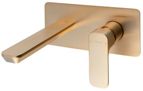 Baterie aurie pentru chiuvetă încastrată (1 ieșire) Spy – Sapho