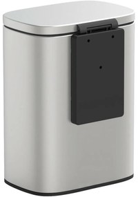 Wenko Coș de gunoi de perete Sare 5 l, inox