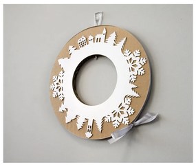 Coroniță advent cu panglică gri Unlinited Design for kids