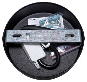 Plafonieră Duolla DUO 1xE27/40W/230V d. 40 cm verde/auriu