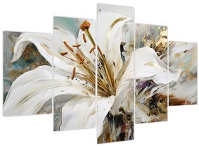 Tablou - Abstracție cu crin (150x105 cm)