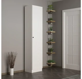 Dulap cu rafturi Nemake 24 (alb) . 1093961