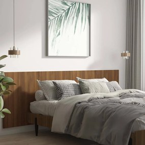 Tablie pat de perete, stejar maro, 240x1,5x80 cm, lemn compozit 1, Stejar brun