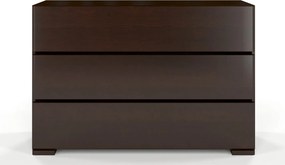 Comodă lemn masiv TerraCraft Pin 3 sertare, 120 × 45 × 81 cm