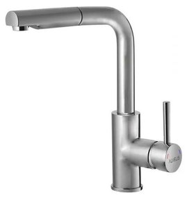 ALVEUS 1135366 - Baterie chiuvetă SARA cu duș extractibil, 29,7 cm satin