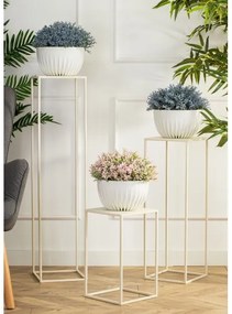 Suport de flori 100x24 cm crem