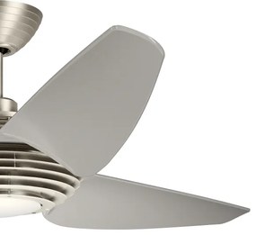 Ventilator LED dimabil de tavan Kichler KLF-VOYA-60-BS VOYA LED/14W/230V + telecomandă